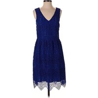 Banana Republic Cocktail Dress: Blue Dresses - Used - Size