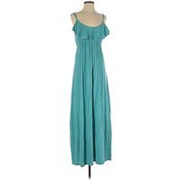 Garnet Hill Casual Dress: Teal Dresses