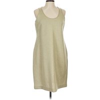 Worth New York Casual Dress - Slip dress: Tan Solid Pattern Dresses - Used - Size