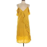 Gold Hawk Cocktail Dress: Yellow Dresses - Used