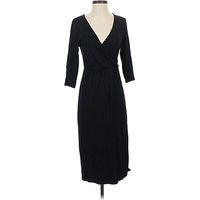 ASOS Cocktail Dress - Wrap: Black Dresses - Used - Size