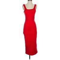 Cocktail Dress - Bodycon: Red Dresses - Used