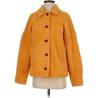 Tribal Coat: Orange Jackets & Outerwear - Size Small Petite