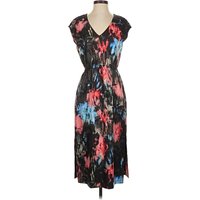 J.Crew Casual Dress: Black Tie-dye Pattern Dresses - Size
