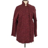 Nic + Zoe Coat: Burgundy Jackets & Outerwear - Size X