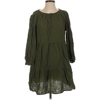 Velvet by Graham & Spencer Casual Dress - DropWaist: Green Dresses - Used