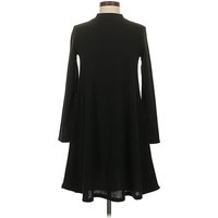 Old Navy Casual Dress - Sweater Dress: Black Solid Pattern Dresses - Used - Size X