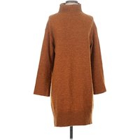 A New Day Casual Dress - Sweater Dress: Brown Dresses - Used - Size X