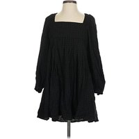 Carly Jean Casual Dress: Black CheckeredGingham Pattern Dresses - Used