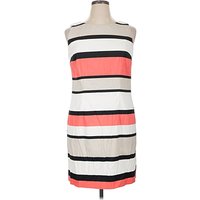Alyx Casual Dress - Shift: White Stripes Pattern Dresses - Used - Size