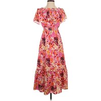 Casual Dress: Pink Floral Pattern Dresses - Used - Size X