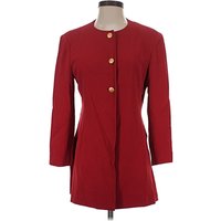 Sonia Rykiel Coat: Red Jackets & Outerwear - Size