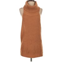Nude Casual Dress - Sweater Dress: Brown Dresses - Used