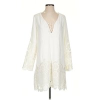 Liberty Garden Casual Dress: Ivory Dresses - Used - Size X