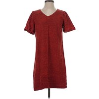 Nicole Miller Casual Dress - Shift: Burgundy Dresses - Used - Size X