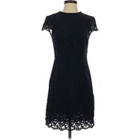 H&M Cocktail Dress: Blue Dresses - Used - Size