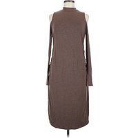 Summer and Sage Casual Dress - Sweater Dress: Brown Dresses - Used