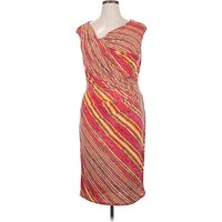 Lauren by Ralph Lauren Cocktail Dress - Wrap: Red Dresses - Used - Size