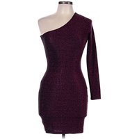 Cocktail Dress - Bodycon: Burgundy Dresses - Used