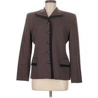 Christian Dior Wool Blazer Jacket: Brown Jackets & Outerwear - Size
