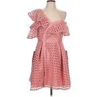 Self-Portrait Cocktail Dress: Pink Dresses - New - Size