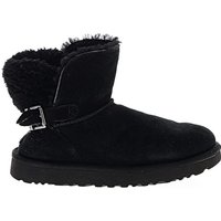 Ugg Ankle Boots: Black Shoes - Size