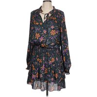 Current Air Casual Dress - Popover: Blue Floral Pattern Dresses - Used