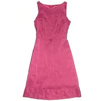 J.Crew Cocktail Dress - A-Line: Pink Solid Pattern Dresses - Used - Size Petite