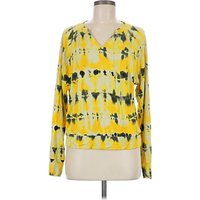 CAbi Cardigan Sweater: Yellow Tie-dye Pattern Sweaters & Sweatshirts