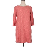 Talbots Casual Dress - Shift: Red Dresses - Used - Size X
