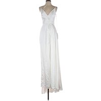 Mac Duggal Cocktail Dress - Formal: White Dresses - Used - Size