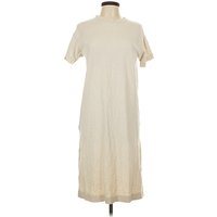 Old Navy Casual Dress: Ivory Solid Pattern Dresses