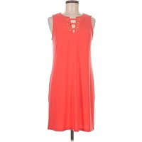 MICHAEL Michael Kors Casual Dress - Shift: Orange Solid Pattern Dresses - Used