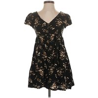 Denim & Supply Ralph Lauren Casual Dress: Black Floral Pattern Dresses - Used - Size X