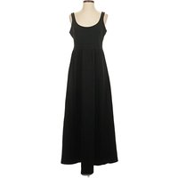 Green Cotton Casual Dress: Black Dresses