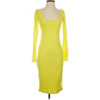 Song of Style Cocktail Dress - Bodycon: Yellow Dresses - Used
