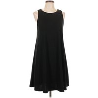Old Navy Casual Dress - A-Line: Black Solid Pattern Dresses - Used