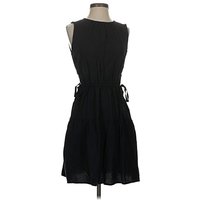 Gap Casual Dress - Drop Waist: Black Solid Pattern Dresses - Used