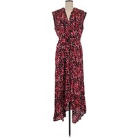 ALLSAINTS Casual Dress - Wrap: Red Paisley Pattern Dresses - Used
