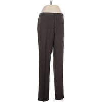 Linda Allard Ellen Tracy Dress Pants - High Rise: Brown Bottoms - Size