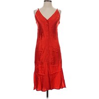 Gold Hawk Cocktail Dress - Slip dress: Red Dresses - New