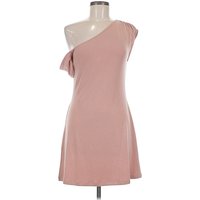FP BEACH Cocktail Dress: Pink Solid Pattern Dresses - Used