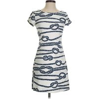 Mahi Gold Casual Dress: Ivory Graphic Pattern Dresses - Used - Size X