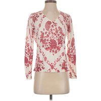 Talbots Long Sleeve Blouse: Ivory Tops