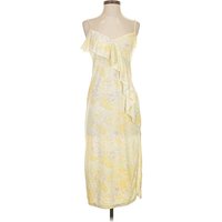 H&M Casual Dress: Yellow Dresses - Used - Size X