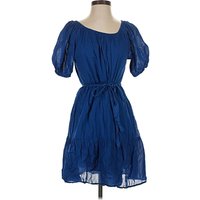 Velvet by Graham & Spencer Casual Dress - A-Line: Blue Dresses - Used - Size X