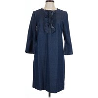 Draper James Casual Dress: Blue Dresses - Used - Size