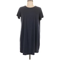 Cotton On Casual Dress - Shift: Gray Solid Pattern Dresses - Used