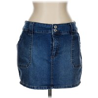 Celebrity Pink Denim Skirt: Blue Bottoms - Size