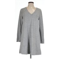 Lou & Grey Casual Dress - Sweater Dress: Gray Dresses - Used